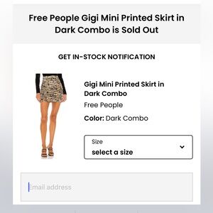 Free People Mini Skirt - Dark Combo